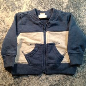 BABY Cat & Jack 0-3m Zip-Up Sweater